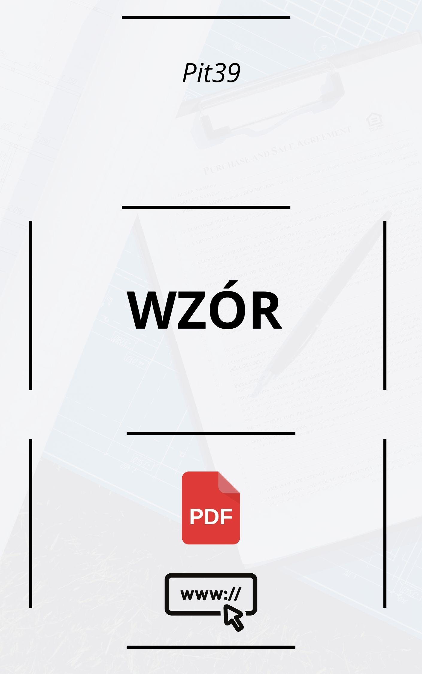 Pit-39 Wzór